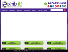 Tablet Screenshot of exhib-it.com